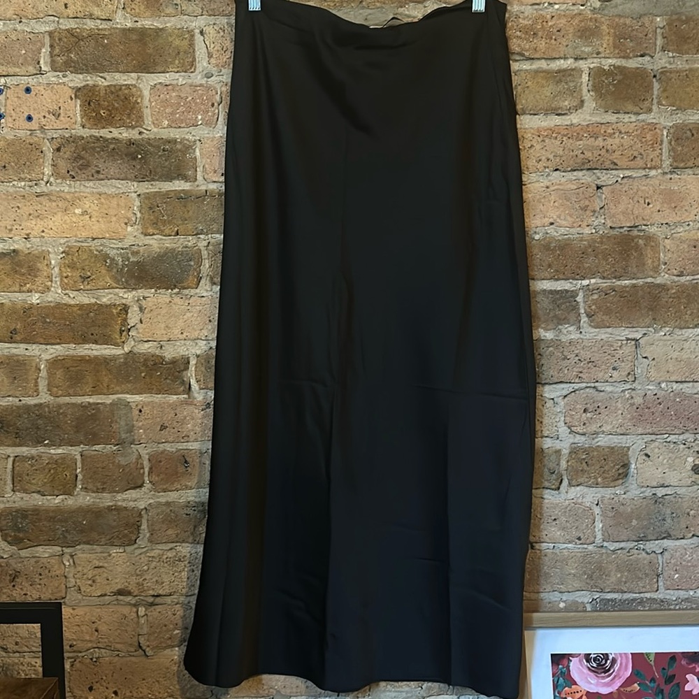 Abercrombie satin maxi skirt